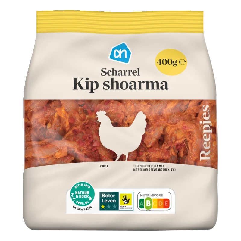 Scharrel kipdijfiletreepjes shoarma