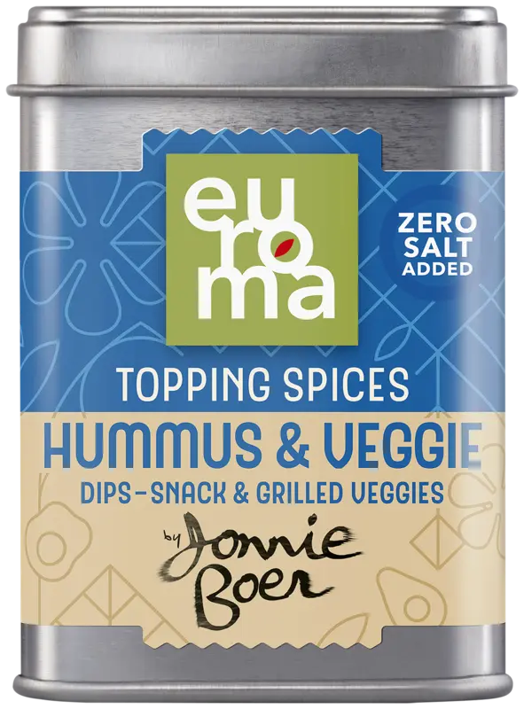 Euroma Topping hummus & veggie by Jonnie Boer