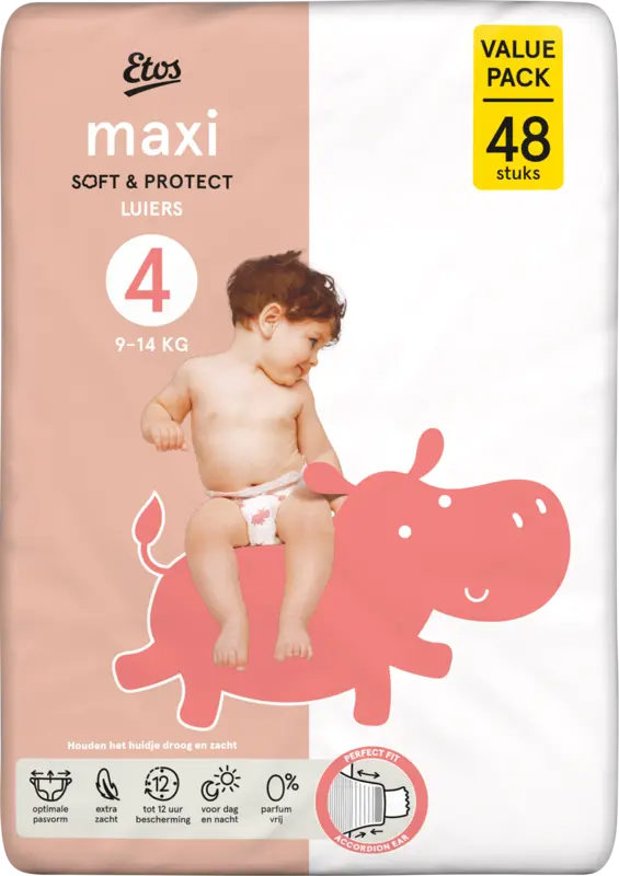 Etos Maxi soft & protect luiers maat 4