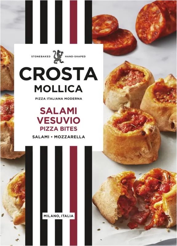Crosta & Mollica Pizza bites salami vesuvio