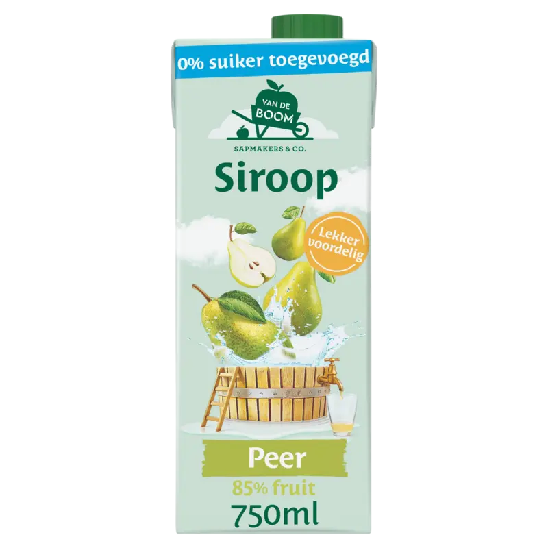 Van de Boom Peer siroop 0% suiker