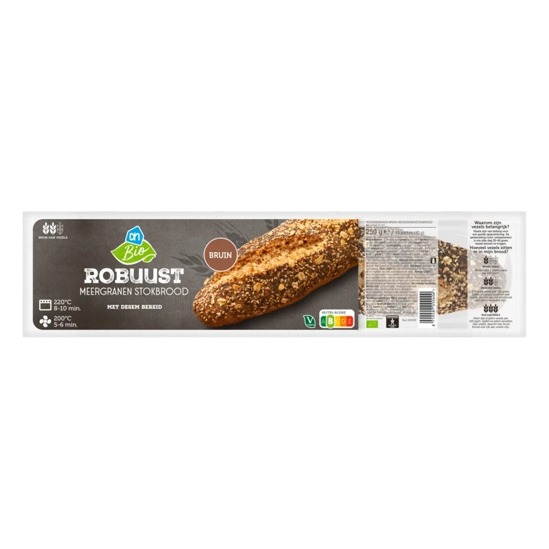 Biologisch Robuust meergranen stokbrood