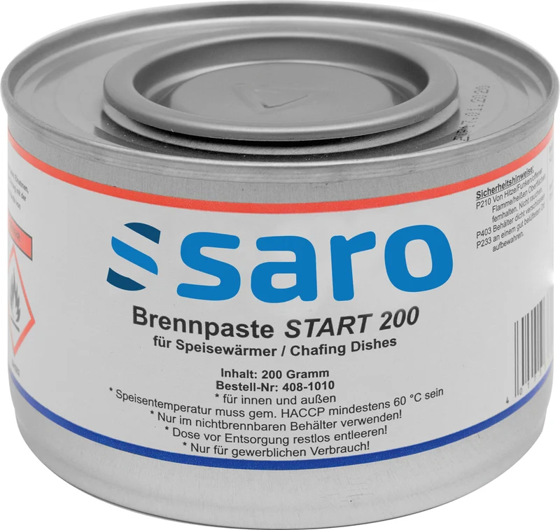 Saro Brennpaste, 200-Gramm-Dose Modell START 200