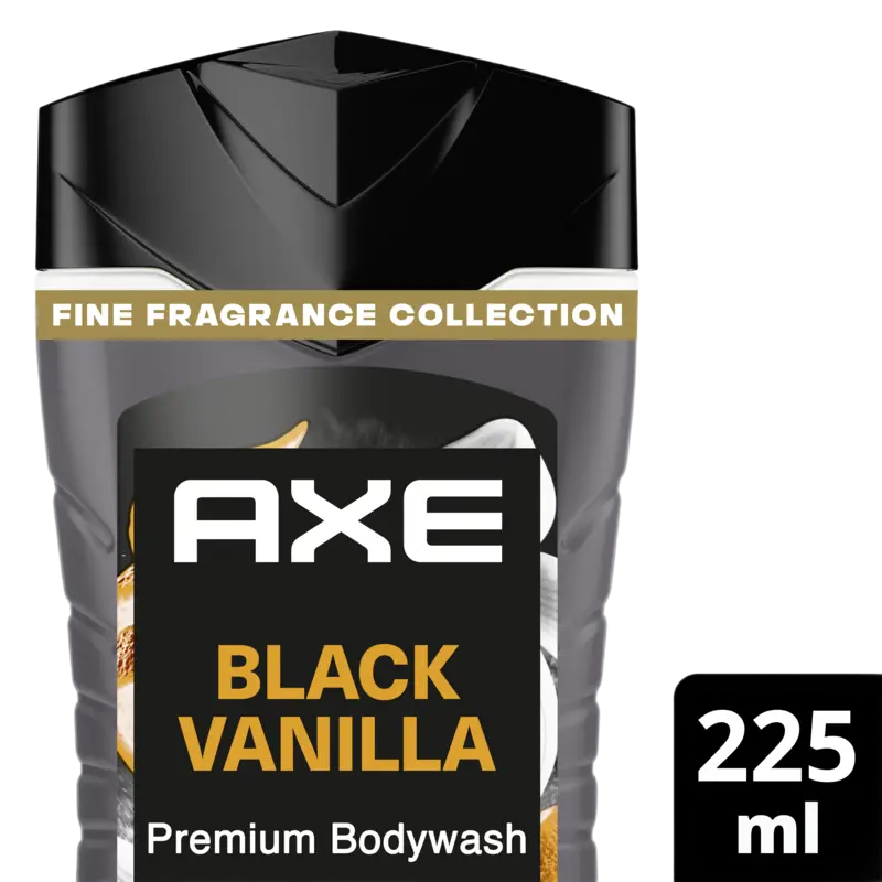 Axe Black vanilla + fine fragrance showergel