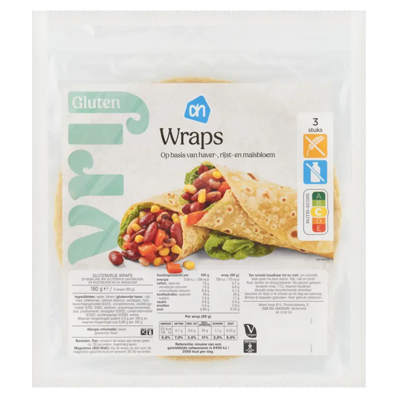 Glutenvrij Wraps
