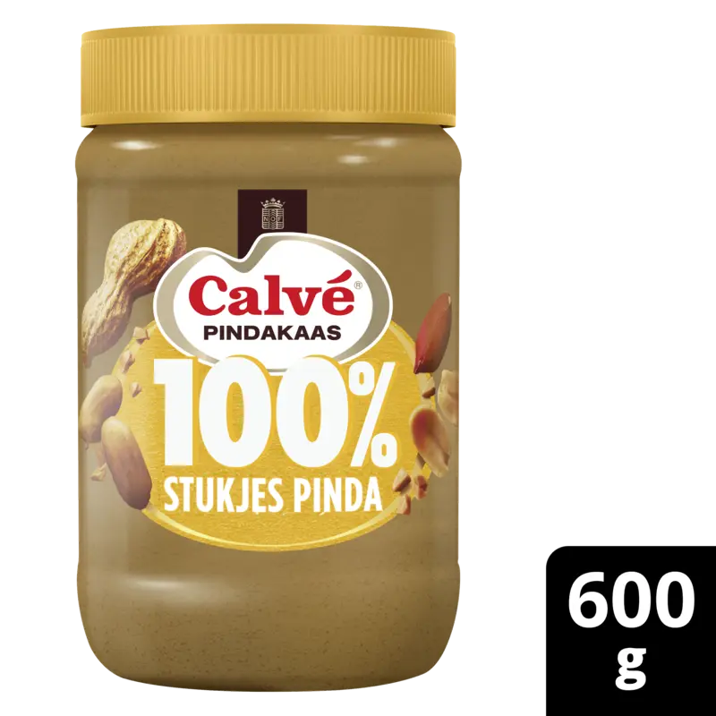 Calvé Pindakaas 100% pinda's grof