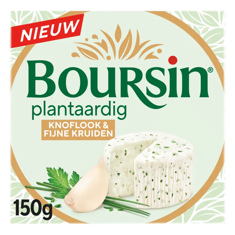 Boursin Plantaardig knoflook & fijne kruiden