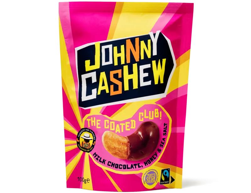 Johnny Cashew Chocolate honey sea salt limited edition