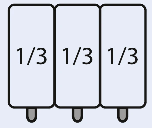 Saro Nudelkorbset 3 x1/3