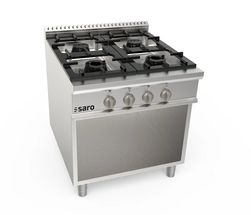 Saro Gasherd offener Unterbau 4 Brenner Modell LQ / CUG4BA