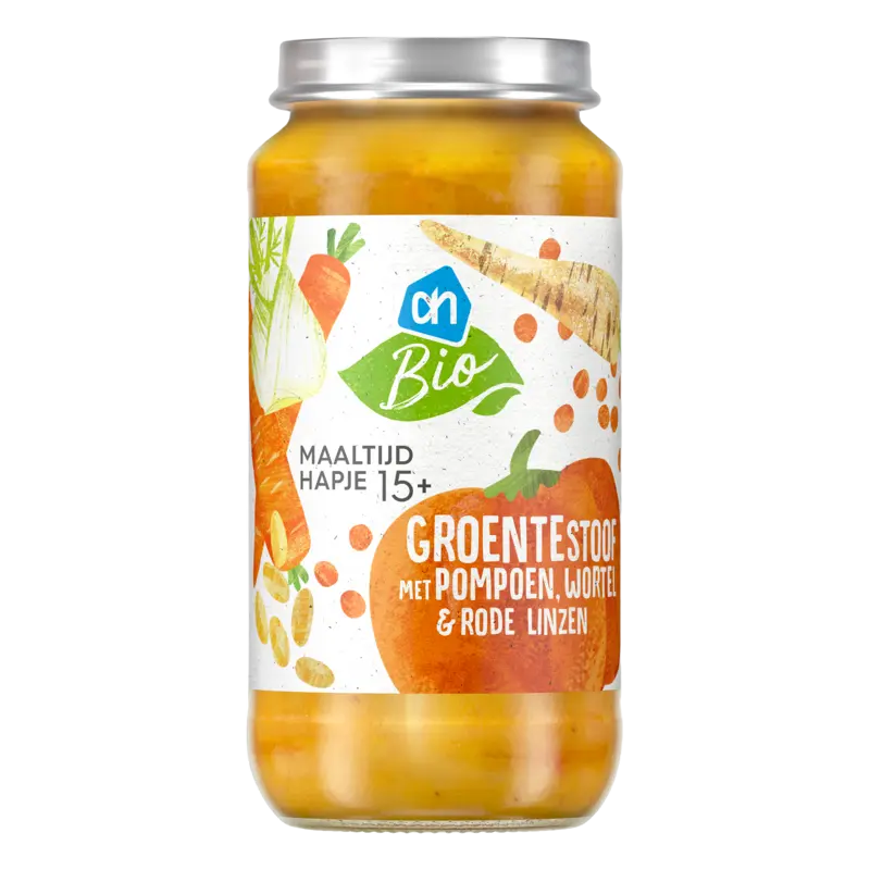 Biologisch Maaltijdhapje groentestoof pompoen 15+