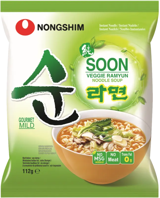 Nongshim Veggie ramen noodles