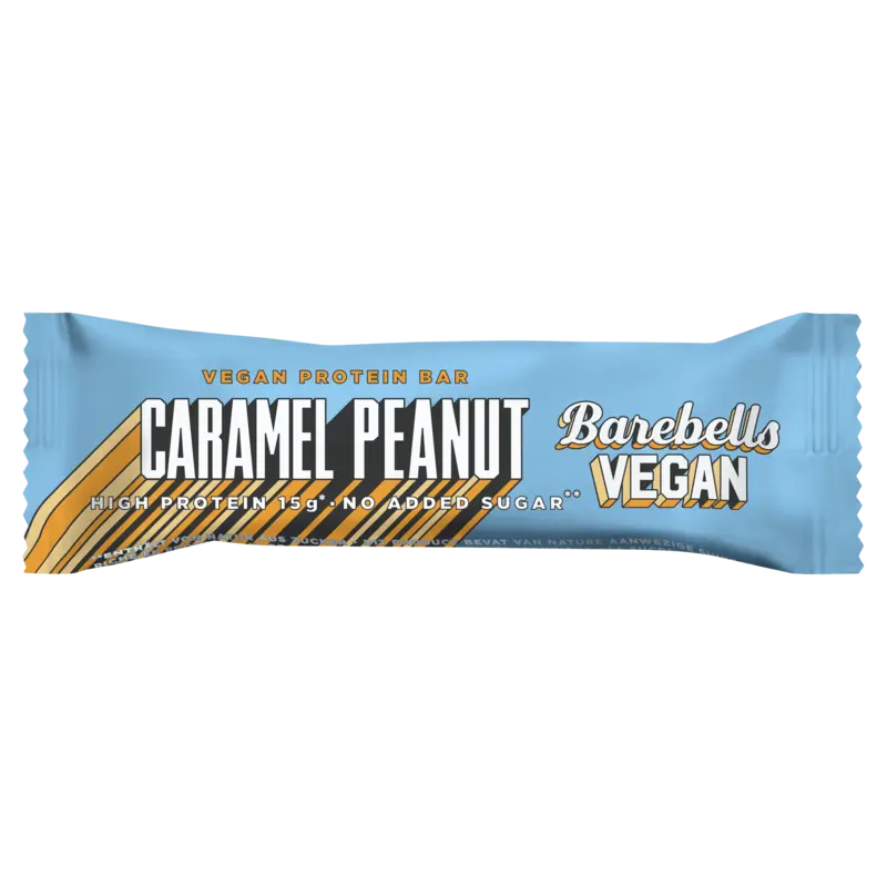 Barebells Vegan protein bar caramel peanut