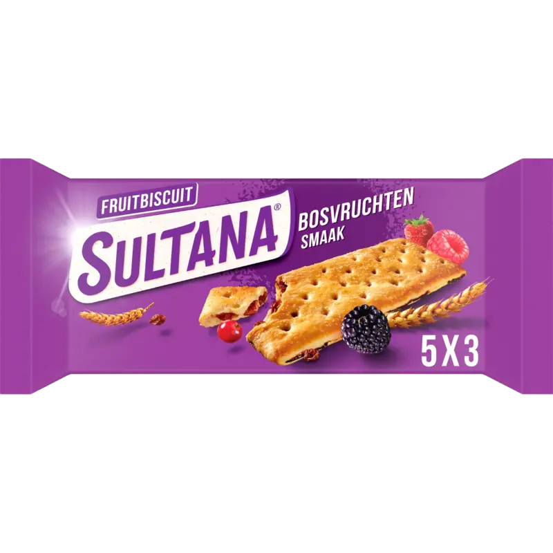Sultana Fruitbiscuit bosvruchten