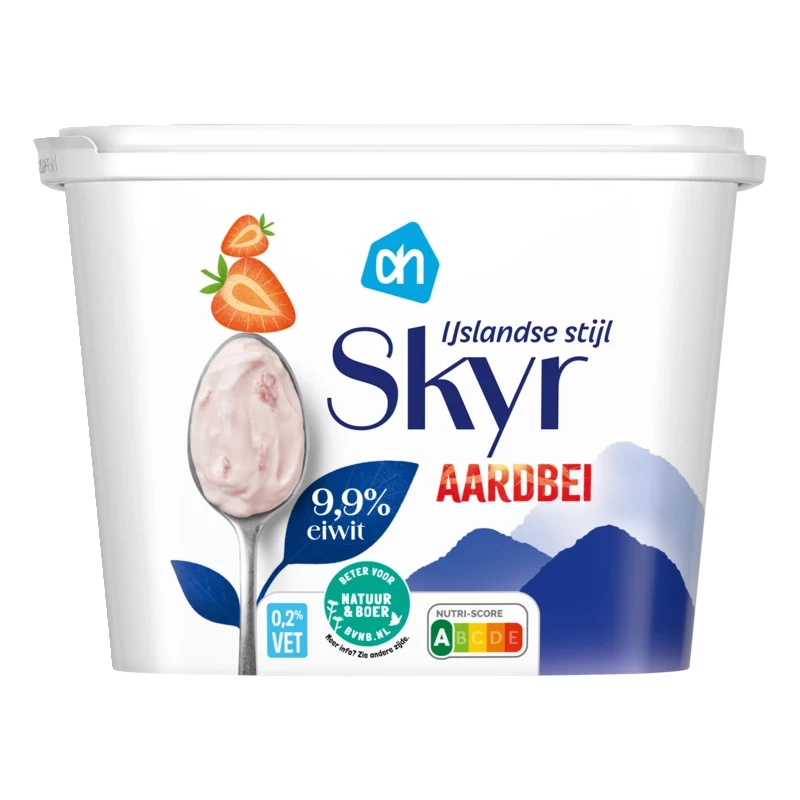 Skyr IJslandse stijl aardbei