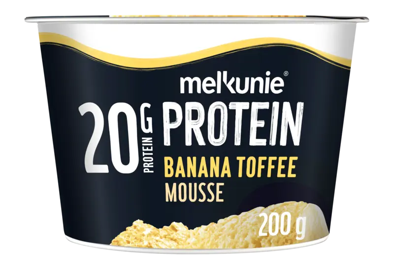 Melkunie Protein banana toffee flavoured mousse