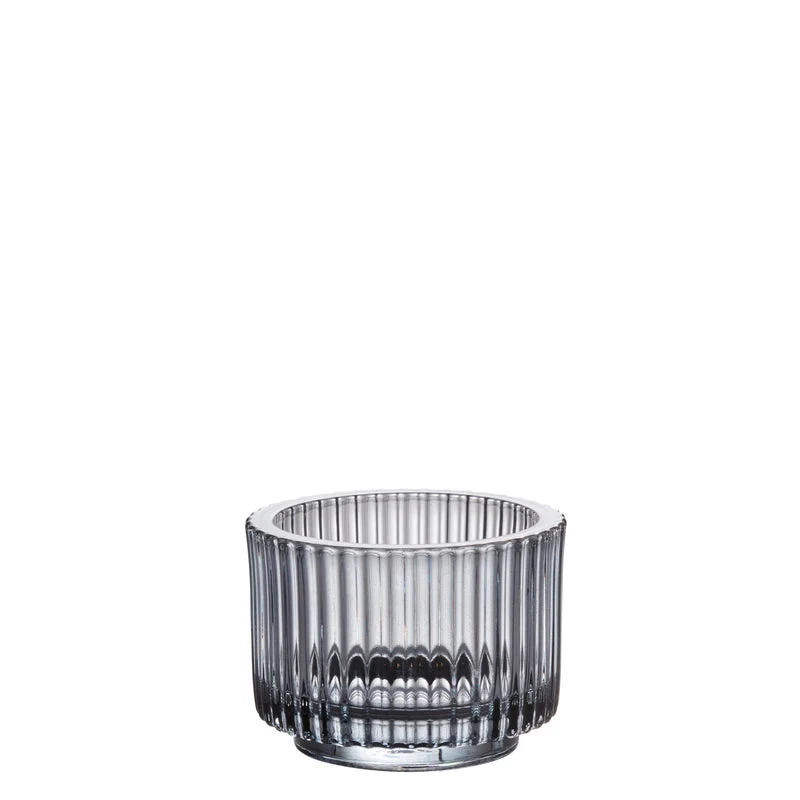 6 Stück WMF Windlicht rauch H 7 cm