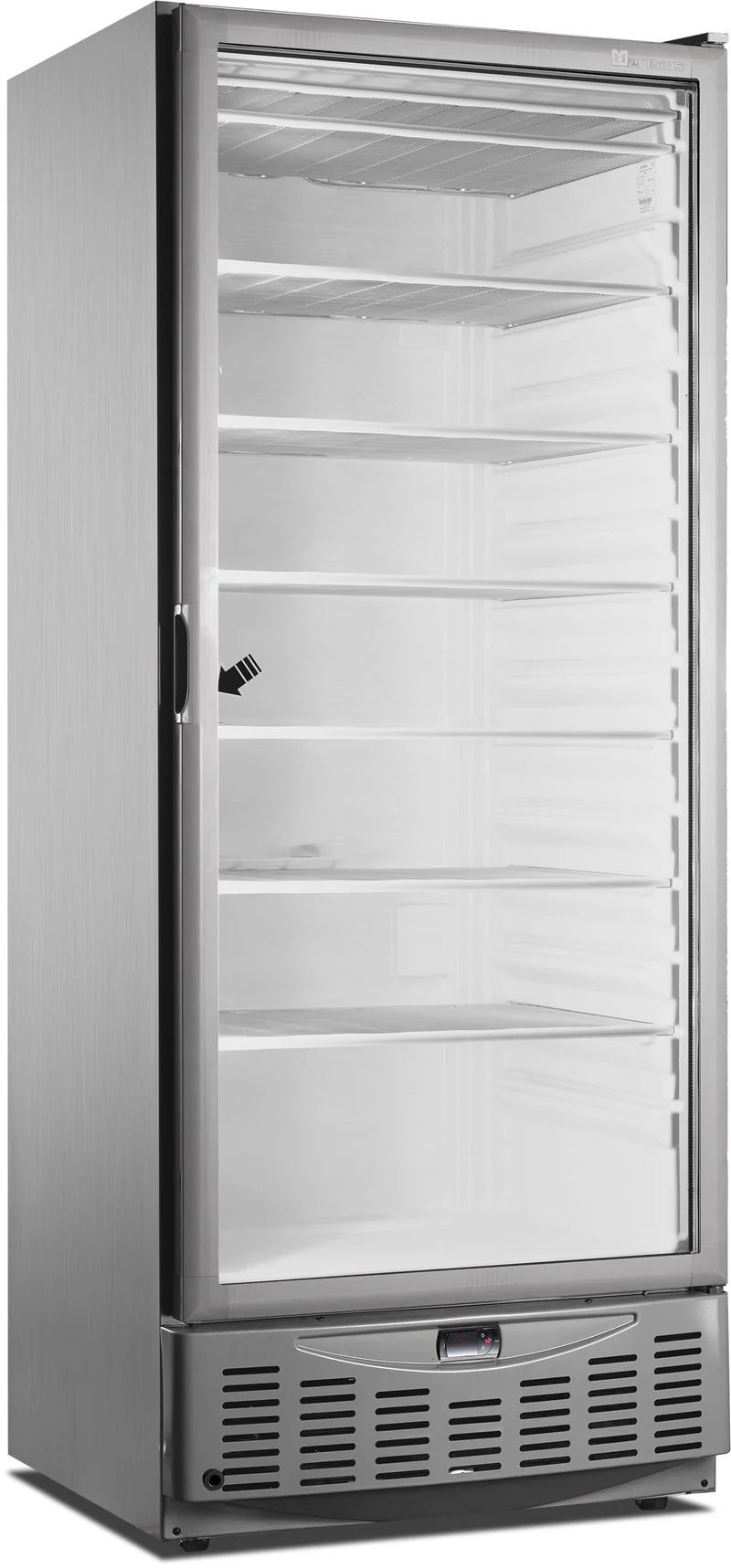 Saro Tiefkühlschrank mit Glastür - weiß, Modell MM5 A N PV