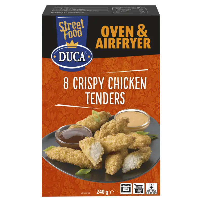 Duca 8 crispy chicken tenders