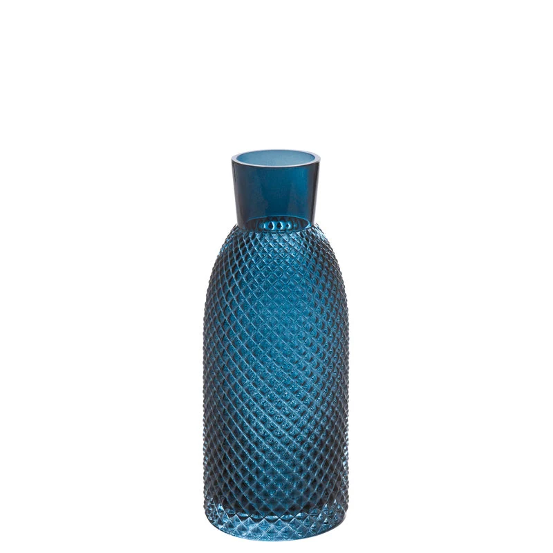 WMF Glasvase dunkelblau H 30,5 cm