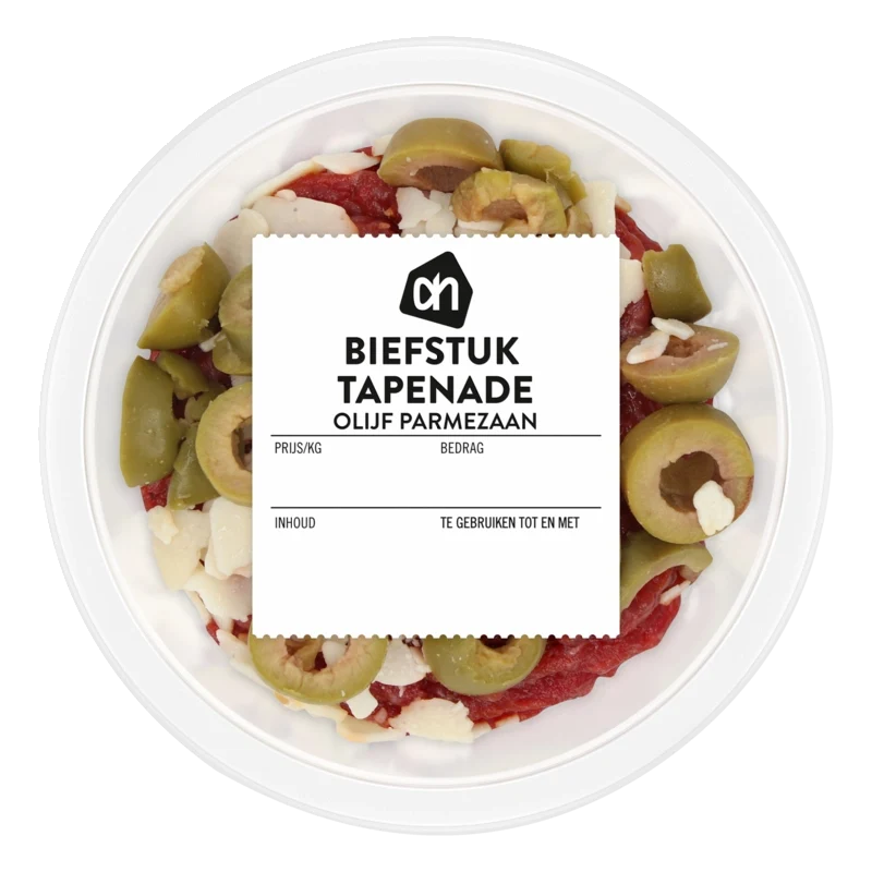 Biefstuk tapenade olijf parmezaan