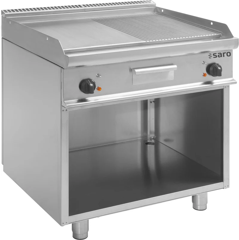 Saro Elektro-Griddleplatte mit offenem Unterbau, Modell E7/KTE2BAM