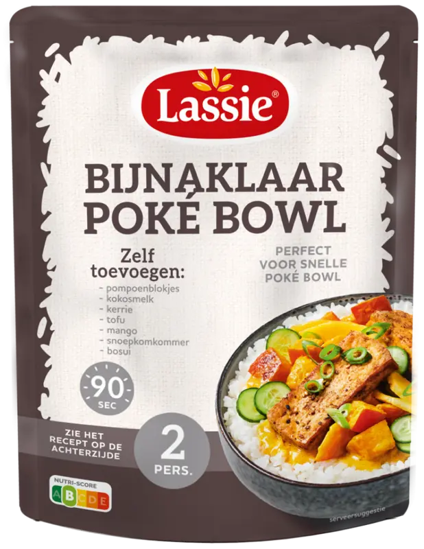 Lassie Voorgestoomde poké bowl rijst