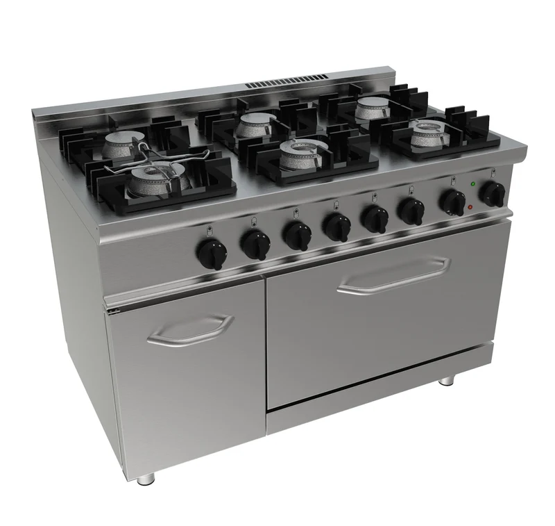 Saro Gasherd mit Elektrobackofen Modell E7/KUPG6LE