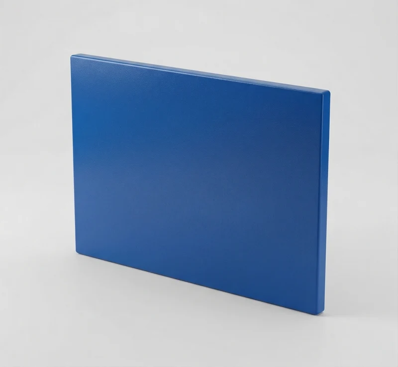 Saro Polyethylen-Schneidebrett, Anti-Rutsch-Füße, blau
