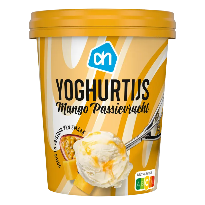 Yoghurtijs mango passievrucht