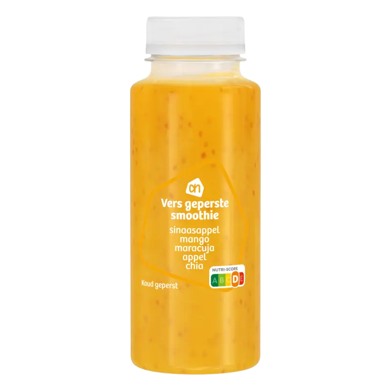 Chia smoothie sinaasappel mango maracuja