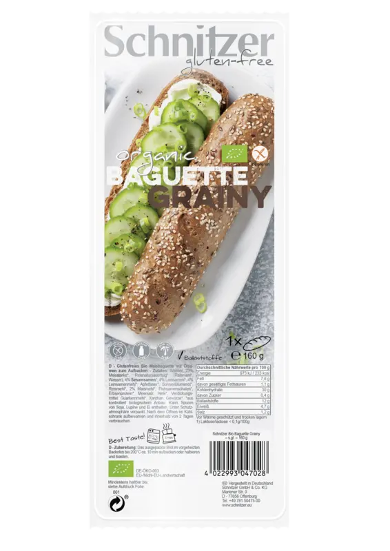 Schnitzer Baguette grainy