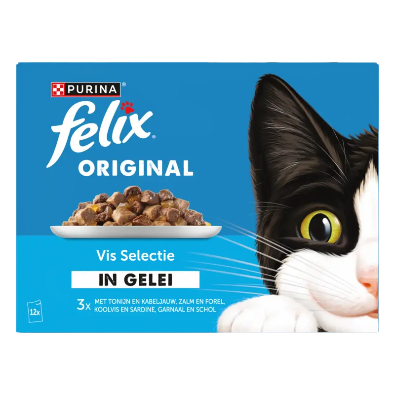 Felix Original vis selectie in gelei