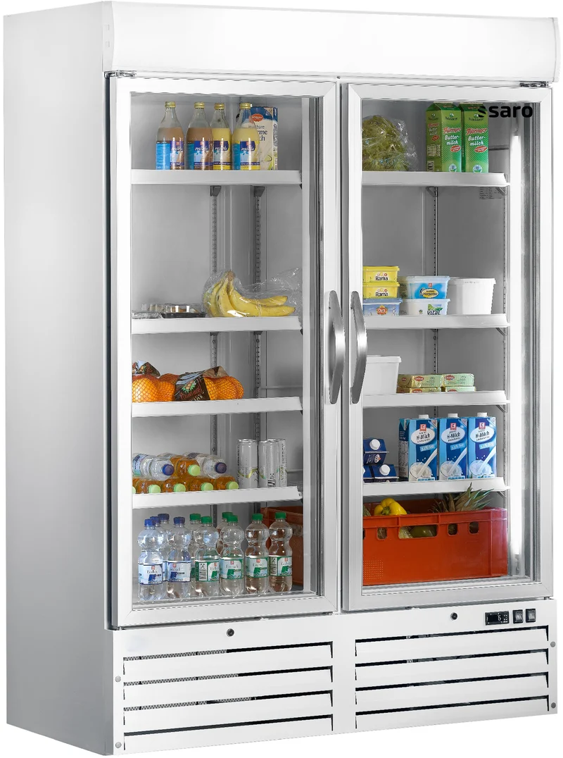 Saro Kühlschrank mit 2 Glastüren - weiß, Modell G 920