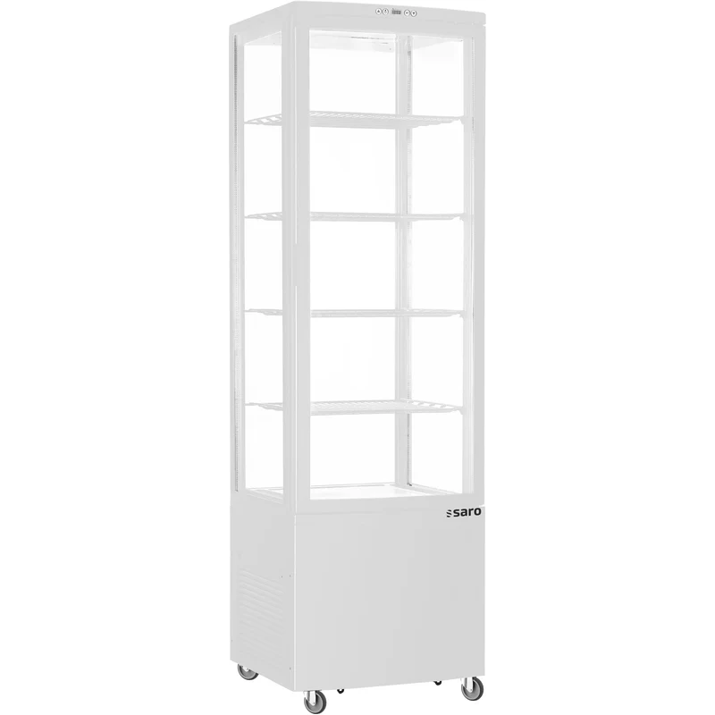 Saro Kühlvitrine 235 Liter, Modell SVEN weiß