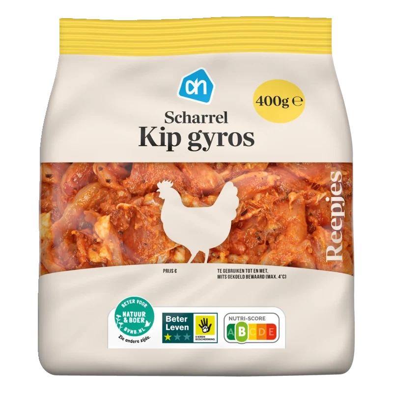 Scharrel kipdijfiletreepjes gyros