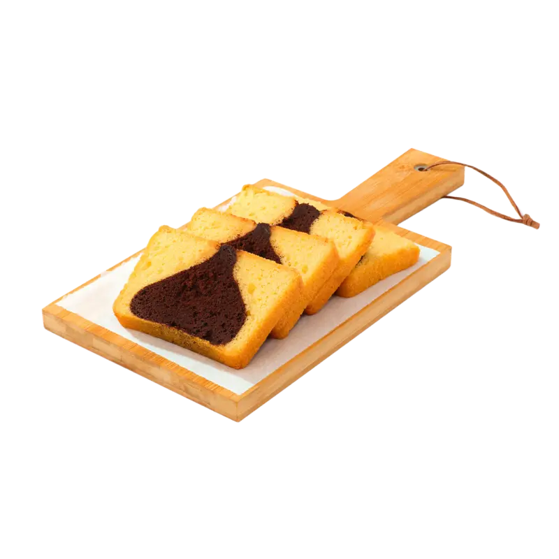 Roomboter cakeplakjes marmer