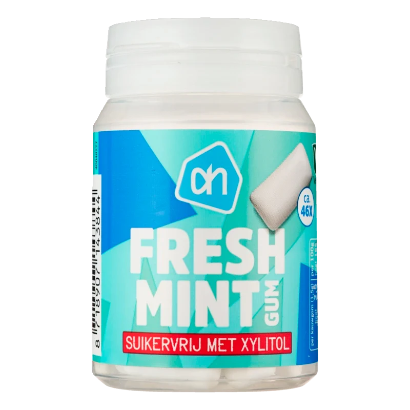 Fresh mint gum suikervrij