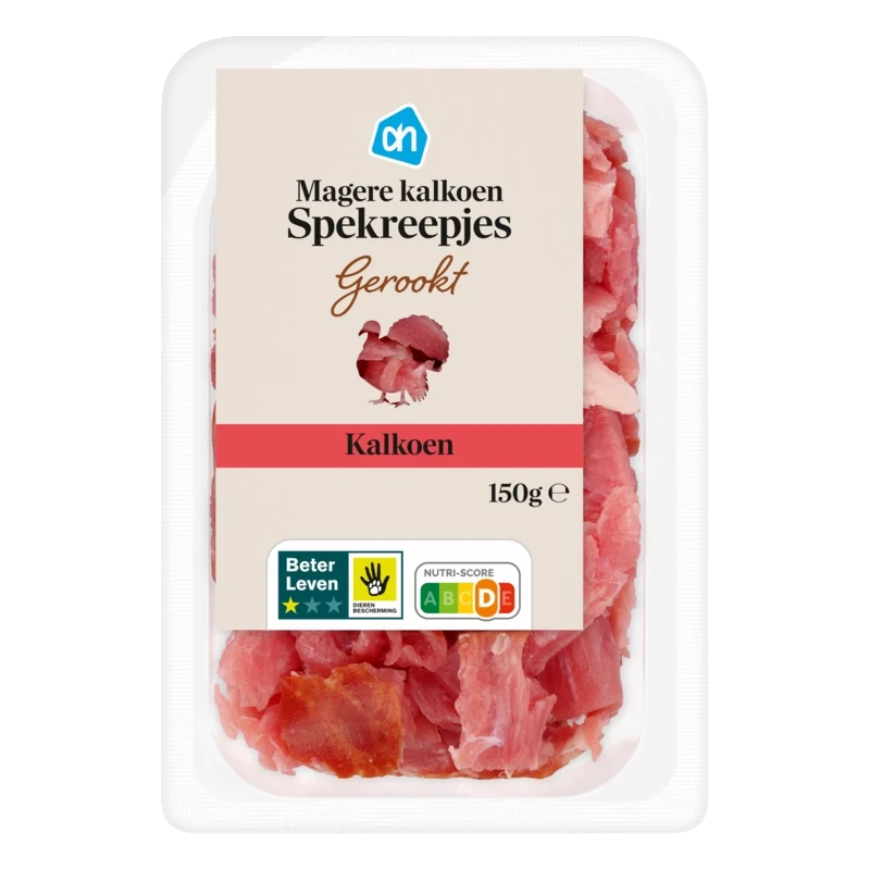 Magere spekreepjes kalkoen