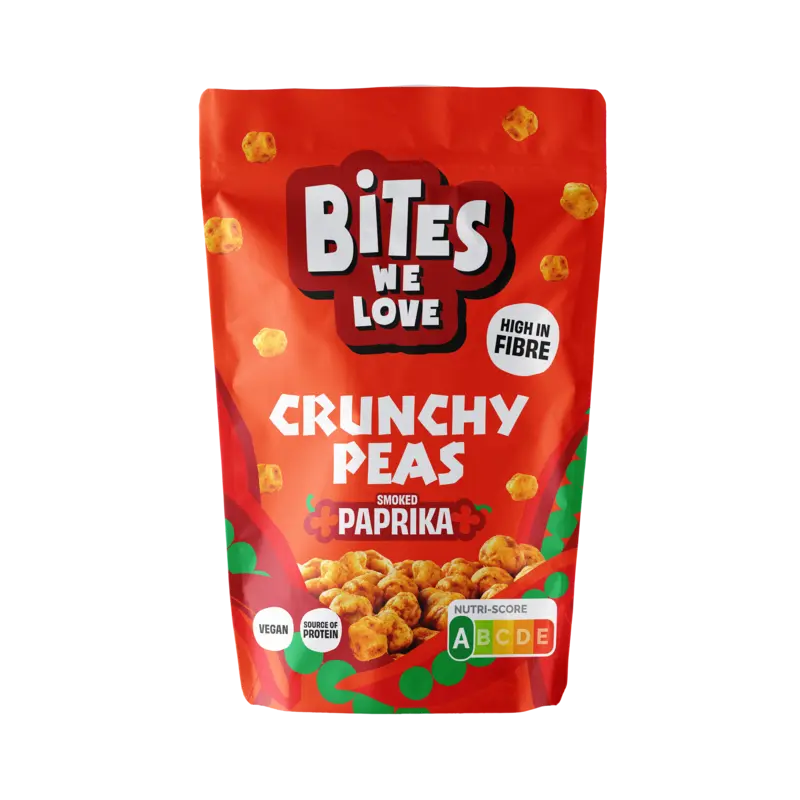 BitesWeLove Crunchy peas smoked paprika