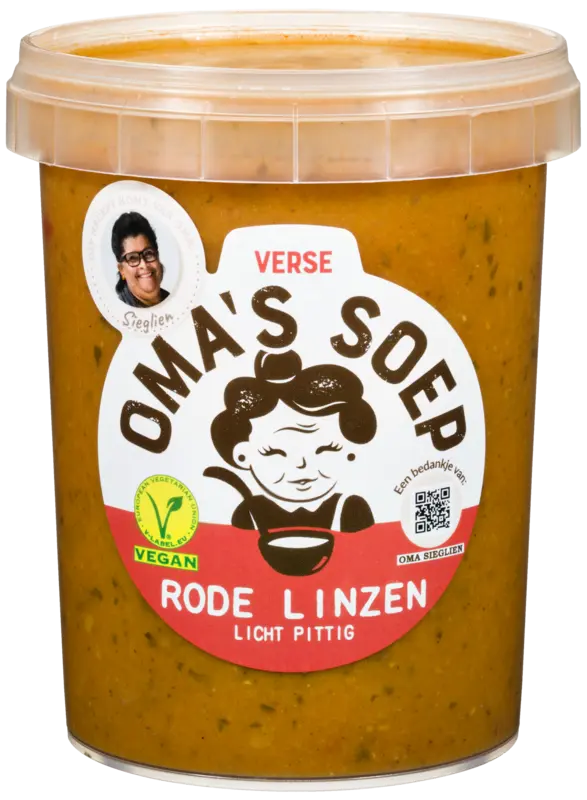 Oma's Rode linzen soep