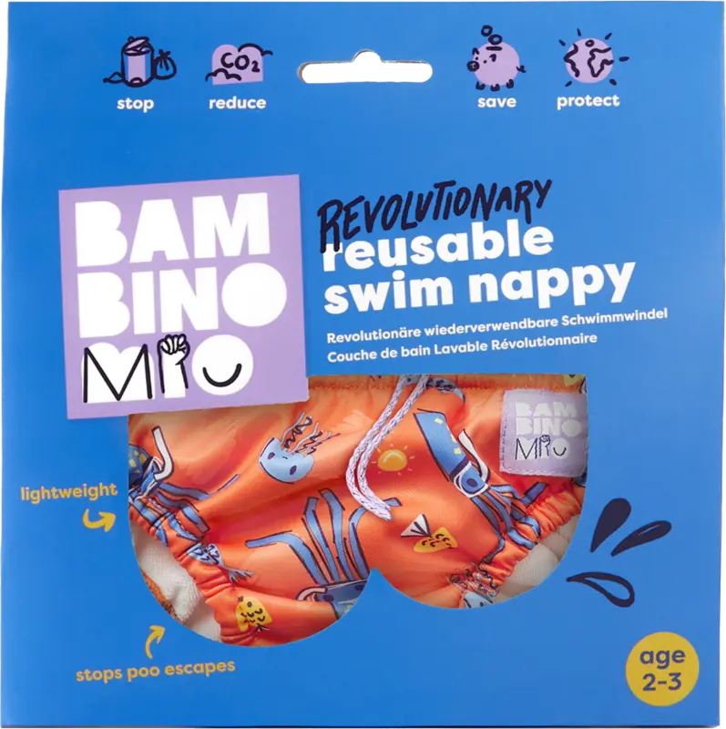 Bambino Mio Wasbare zwemluier 2-3 jaar