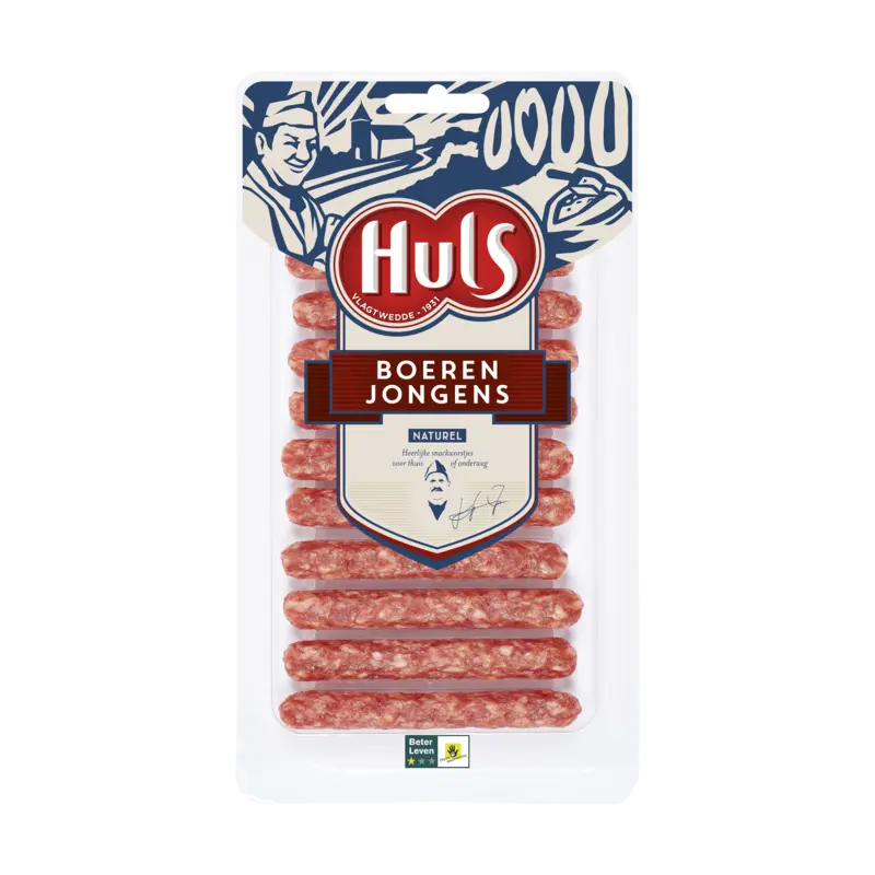 Huls Snack worstjes naturel