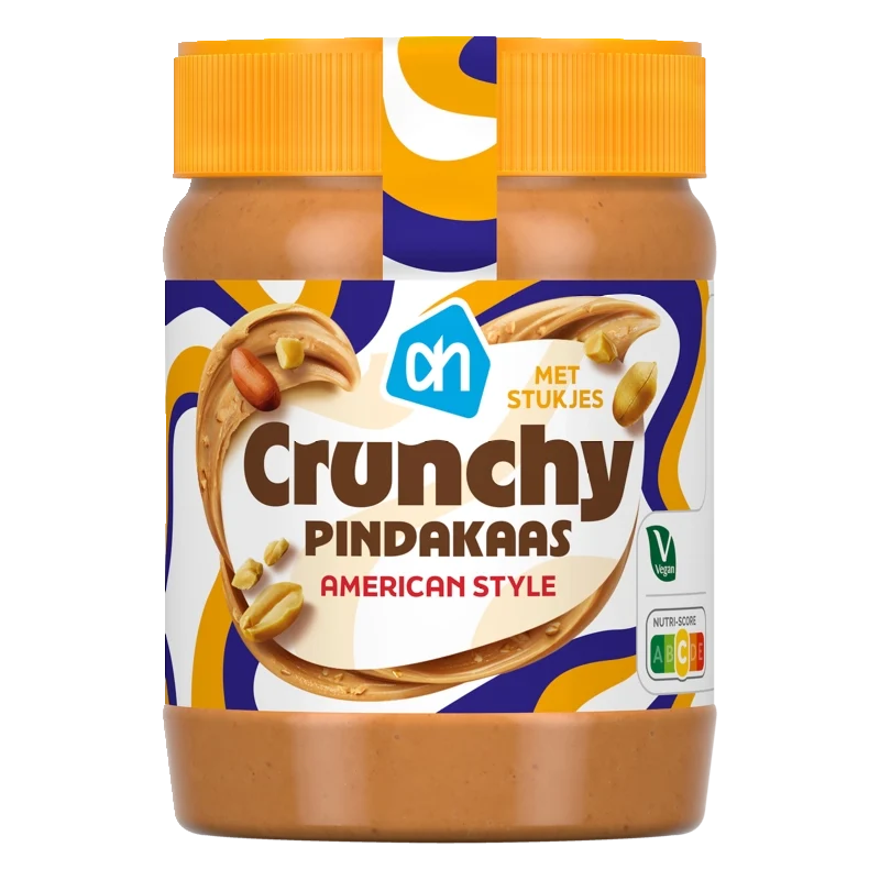 Crunchy pindakaas American style stukjes