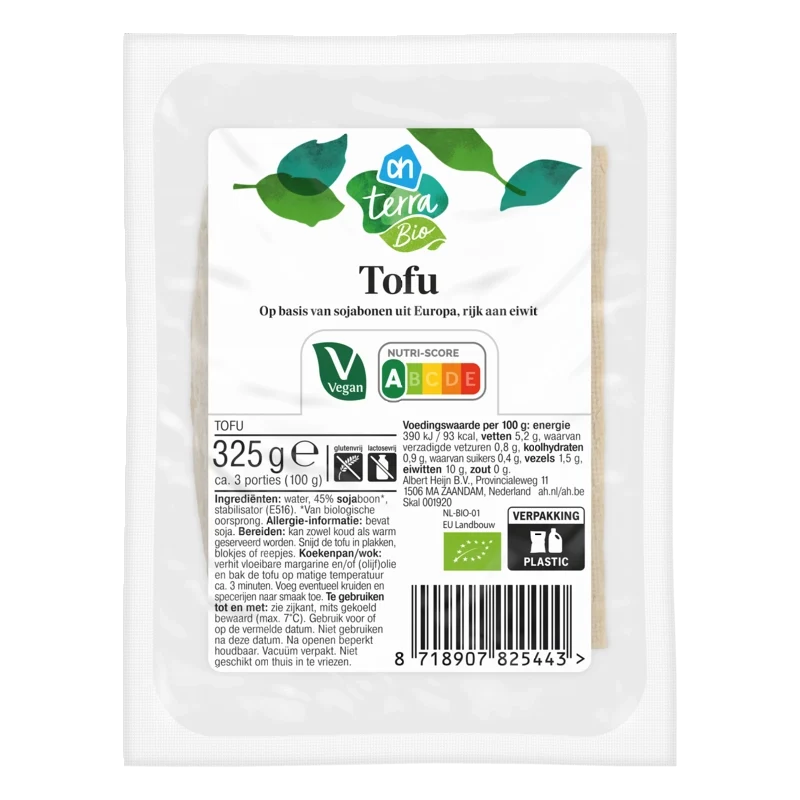 Terra Plantaardige biologische tofu naturel