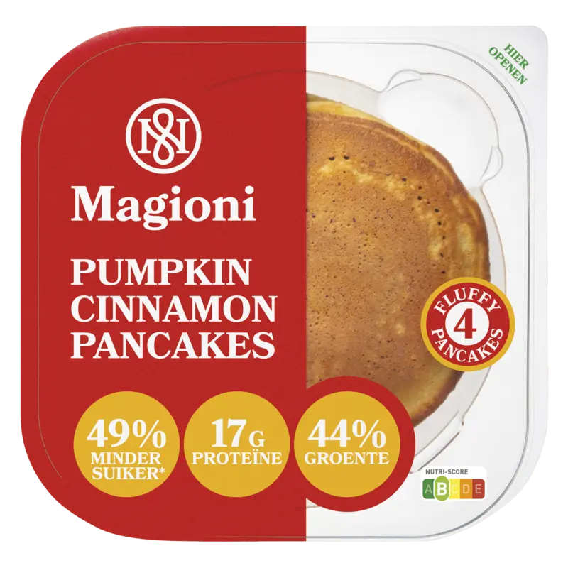 Magioni Pumpkin cinnamon pancakes