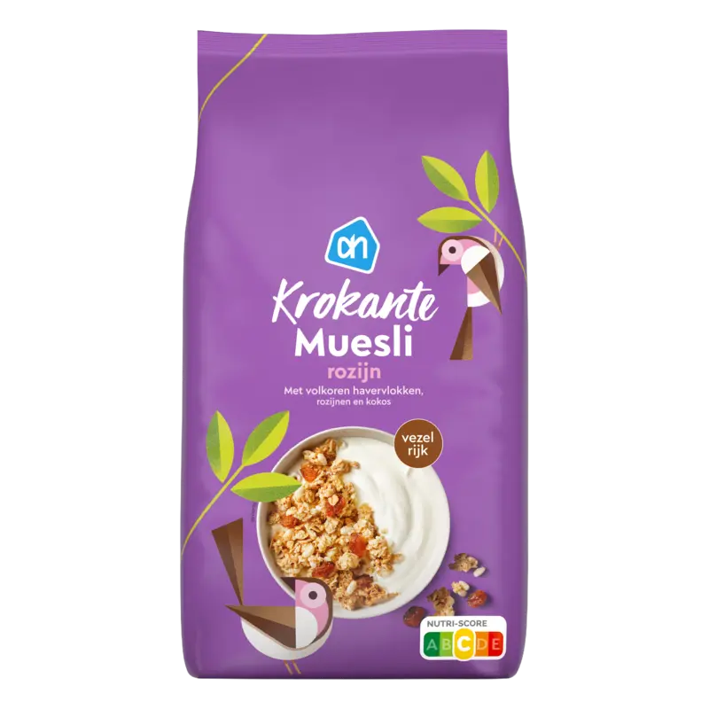 Krokante muesli rozijn