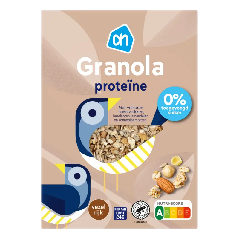 Granola proteïne 0% toegevoegd suiker