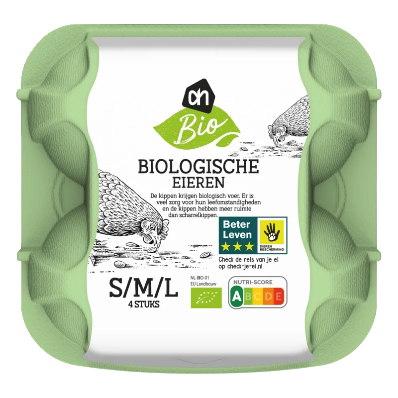 Biologisch Eieren S M L