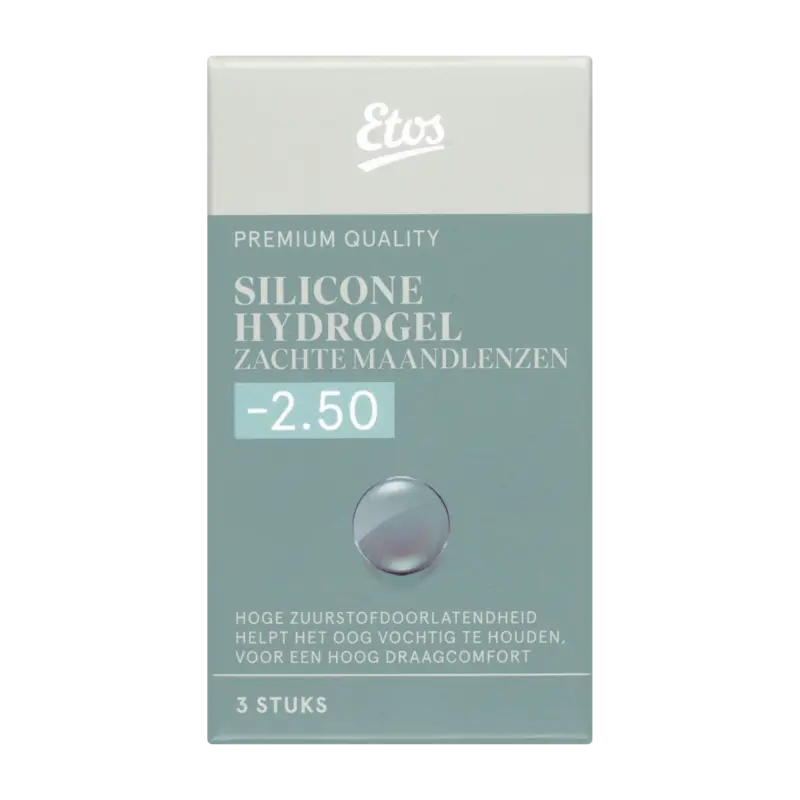 Etos Silicone zachte maandlenzen -2.50